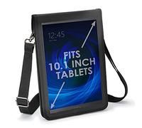 USA Gear Custodia Borsa Portatile Supporto da Auto per Tablet da 10” con Protezione Schermo Sensibile al Tocco Adatto per Samsung Galaxy, Huawei Mediapad, LNMBBS, BEISTA, Apple iPad e Altri - Nero