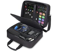 USA GEAR Custodia per Mixer Audio - Custodia da Viaggio per Mixer Podcast con Interno Antigraffio e Spazio di Archiviazione Personalizzabile - Compatibile con RODECaster Pro, RODECaster Pro II e Altri
