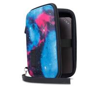 USA Gear Custodia Rigida Portatile WiFi Hotspot - Custodia da Viaggio WiFi Booster con Cinturino da Polso - Compatibile con MERCUSYS MT110, ZTE MF920, TP-Link M7450, D-Link DWR-2101 - Galassia