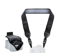 USA Gear Guaina per fotocamera (Grigio) + tracolla TrueSHOT (Nero) - Bundle