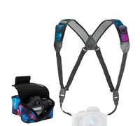 USA Gear Manicotta per fotocamera (Galassia) + cinghia per petto (Galassia) - Bundle