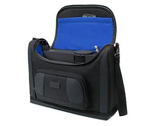 USA Gear Mini Borsa per Proiettore Portatile, Piccola Custodia da Viaggio per Proiettore 4K Compatibile con ViewSonic M1+, LG PF1500W, DBPOWER, Vankyo Leisure 3, Ragu, GooDee, TOPVISION T2 (Blu)