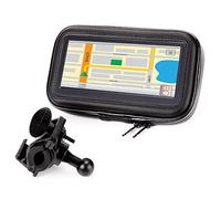 USA Gear Porta Cellulare Moto Impermeabile - Porta Cellulare Bici GPS per Bici da Manubrio con Visualizzazione a 360 Gradi - Compatibile con Garmin Drive, Zumo, Tomtom Go e Altri GPS da 17,15 cm