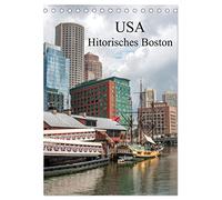 USA - Historisches Boston (Tischkalender 2026 DIN A5 hoch), CALVENDO Monatskalender: Der Kalender nimmt Sie mit, in die historische Altstadt Bostons, der Hauptstadt des US-Bundesstaates Massachusetts.