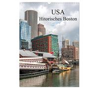 USA - Historisches Boston (Wandkalender 2026 DIN A3 hoch), CALVENDO Monatskalender: Der Kalender nimmt Sie mit, in die historische Altstadt Bostons, der Hauptstadt des US-Bundesstaates Massachusetts.