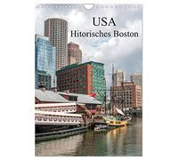 USA - Historisches Boston (Wandkalender 2026 DIN A4 hoch), CALVENDO Monatskalender: Der Kalender nimmt Sie mit, in die historische Altstadt Bostons, der Hauptstadt des US-Bundesstaates Massachusetts.