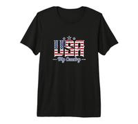 USA Il Mio Paese Maglietta Premium