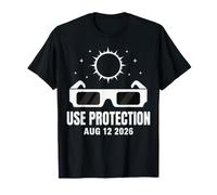 USA la Protezione 12 ago 2026 Occhiali da Eclissi Solare Maglietta