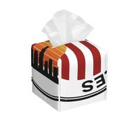 Usa Los Angele Stampa Tissue Box Cover, Cuoio Porta Tessuto Decorativo Scatola Titolare Per Cucina Bagno