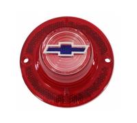 Usa-Made 1962 Chevy Impala Indietro Up Luce Lente, Rosso W/ Blu Dot Bowtie Orlo