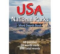 USA National Parks: Word Search Book