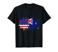 USA & Nuova Zelanda Insieme, Mezzo Kiwi, Metà Americana Maglietta