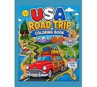 USA Road Trip Coloring Book