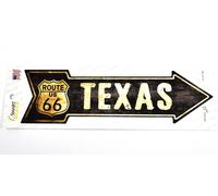 USA Route 66 Texas Segnavia Freccia 22 CM Sticker Adesivo Decalcomania