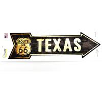 USA Route 66 Texas Segnavia Freccia 33 CM Sticker Adesivo Decalcomania