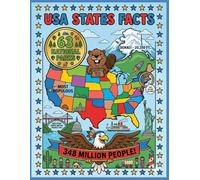 USA States Facts Coloring Book