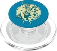 USA Statua Della Libertà Equitazione Su Un Cavallo Divertente 4 Luglio PopSockets PopGrip per MagSafe