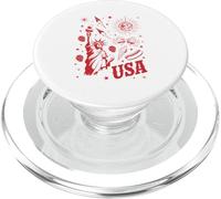USA Statua Della Libertà Retro Party Icons backprint PopSockets PopGrip per MagSafe