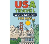 USA Themed Word Search Puzzles Book: Travel Puzzle Book | Kids and Adults Large Print Word Searches