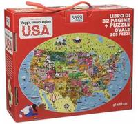 USA. Viaggia, conosci, esplora. Libro puzzle. Ediz. a colori. Con puzzle