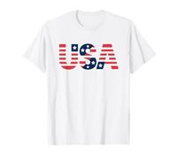 USA Vintage American Pride Retro Throwback Patriotic Maglietta