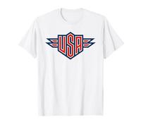 USA Vintage American Pride Retro Throwback Patriotic Maglietta
