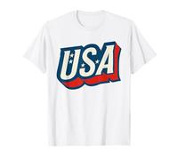 USA Vintage American Pride Retro Throwback Patriotic Maglietta