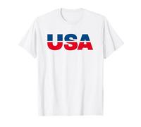USA Vintage American Pride Retro Throwback Patriotic Maglietta