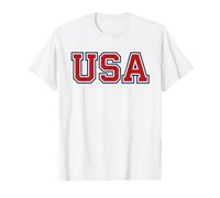 USA Vintage American Pride Retro Throwback Patriotic Maglietta