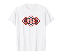 USA Vintage American Pride Retro Throwback Patriotic Maglietta