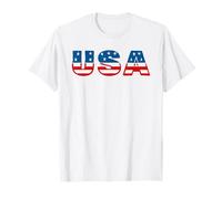 USA Vintage American Pride Retro Throwback Patriotic Maglietta