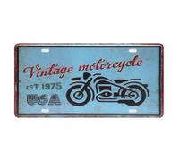 USA Vintage Metallo Latta Segni Route 66 Auto Numero Targa Placca Poster Asta
