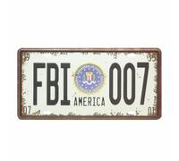 USA Vintage Metallo Latta Segni Route 66 Auto Numero Targa Placca Poster Asta