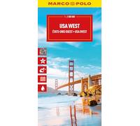 Marco Polo Wegenkaart USA West: wegenkaart 1:2.000.000