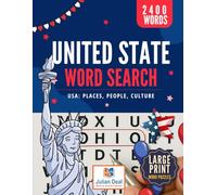 USA Word Search Book Large Print for adults: 2400 Words, 80 USA Theme Puzzles, a wonderful journey through the most amazing country in the world!