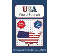 USA Word Search: Explore the United States with Entertaining and Relaxing Puzzles