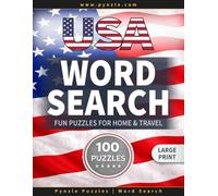 USA Word Search - Large Print: People, Places, Everyday Life - and Everything in Between: Fun Puzzles for Home & Travel
