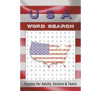 USA Word Search Puzzle Book: 50+ Fun and Engaging Easy to Read Word Searches Celebrating America.