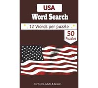 USA Word Search Puzzle Book: Explore America: 50+ Themed Word Puzzles | 6x9 Vacation & Road Trip Size