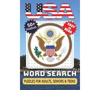 USA Word Search Puzzle Book: United States Themed Word Searches with Easy to Read Print, Americana Words, Landmarks, Cities & Culture | 6x9 inches, ... Gift, Vacations, Holidays and Free Times