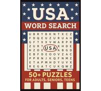 USA Word Search Puzzle Book: Word Searches with Easy to Read Print about The Land of the Free, Brave , Stars and Stripes and More | 6x9 inches, 110 ... for Vacations, Holidays and Leisure times