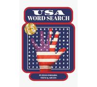 USA Word Search Puzzle Book: Word Searches with Easy to Read Print about the United States, American Culture, States and More | 6x9 inches, 110 pages ... Gift for Vacations, Holidays and Free Times