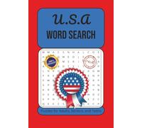 USA Word Search Puzzle Book: Word Searches with Easy to Read Print about the USA, States, Landmarks and More | 6 X 9 Inches, 110 Pages, and 50+ Puzzles|