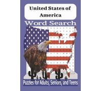 USA Word Search: Word Search for Easy to Read Print about USA States, USA Cities, USA Towns, and many more | Over 1300 words , 50+ Puzzles... Great ... Holidays, and Relaxation Times for all Ages