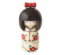 Usaburo Moderna bambola giapponese Kokeshi (Ribbon), Made in Japan, figurine da collezione, artigianato tradizionale, ragazza in kimono