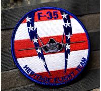 Usaf⭐F-35 Lightning Ii⭐Joint Strike Fighter Vëlkrö Patch: Heritage Flight Team