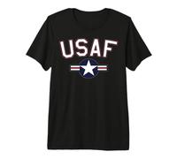 USAF Stati Uniti Air Force Roundel US Classic Aviation Maglietta Premium