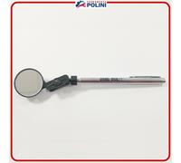 USAG 056/1 SPECCHIETTO SNODATO CON MANICO TELESCOPICO IN OTTONE