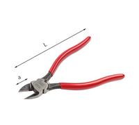 Tronchese a tagliente raso diagonale per materiali prlastici - USAG 186 C