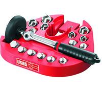 Kit per smontaggio tappi olio con leva porta bussole professionale USAG 263/S16